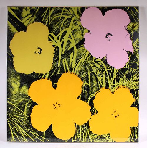 Andy Warhol, Screenprint, 'Flowers (II.67)'