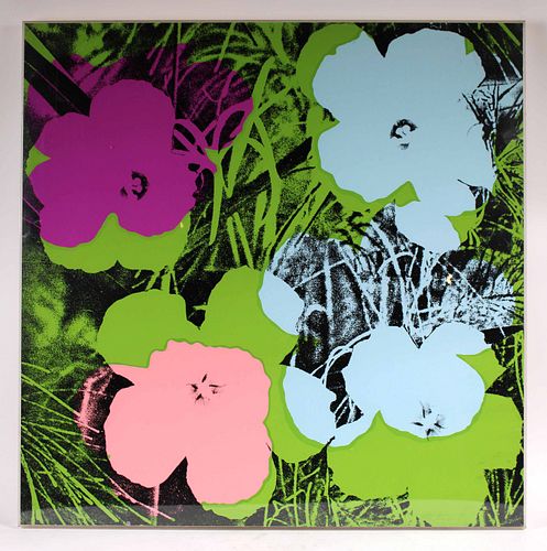Andy Warhol, Screenprint, 'Flowers (II.64)'