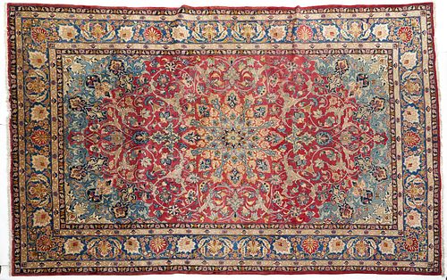 Large Persian Kermin Carpet Rug