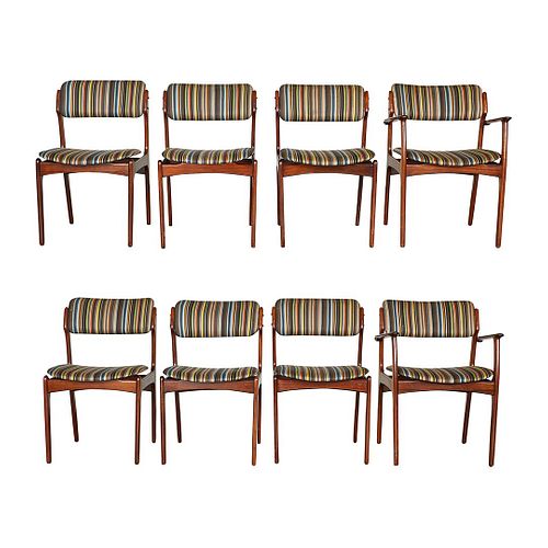 Grp: 8 Eric Buck Mid-Century Dining Chairs