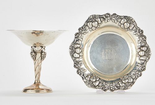 Sterling Silver Chalice and Dish