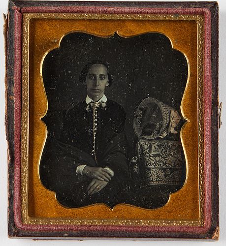 19th c. Daguerreotype Portrait of a Woman