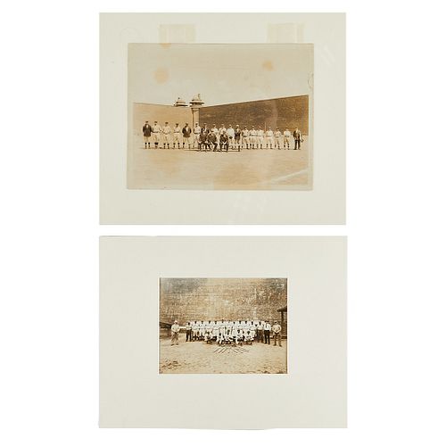 Grp: 2 Prison Baseball Photographs Early 20th c.