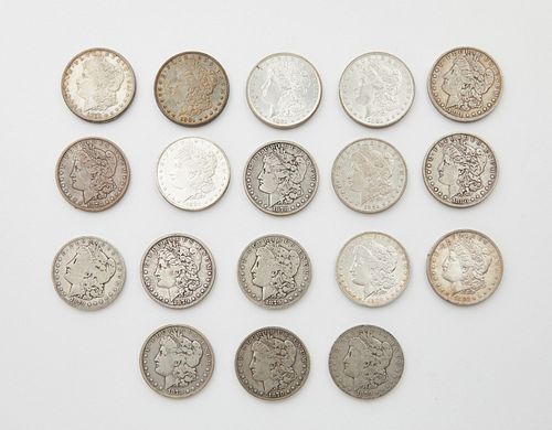 Grp: Morgan Silver Dollars 1878-1881