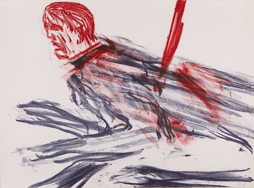 Leon Golub " Wounded Sphinx II" Lithograph