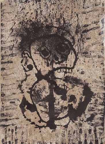 SERGIO HERNÁNDEZ , Sin título, de la carpeta Cura de Viento, 2012, Firmada Litografía 1 / 75, 50 x  36.5 cm