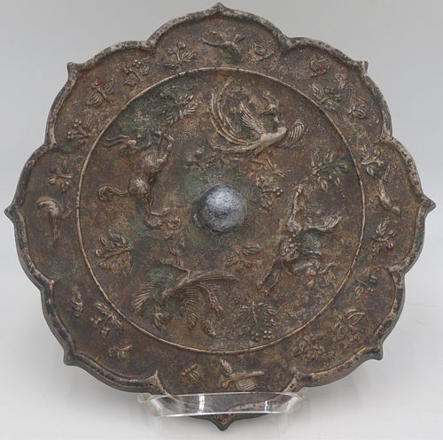 Chinese Tang Dynasty Bronze Mirror.