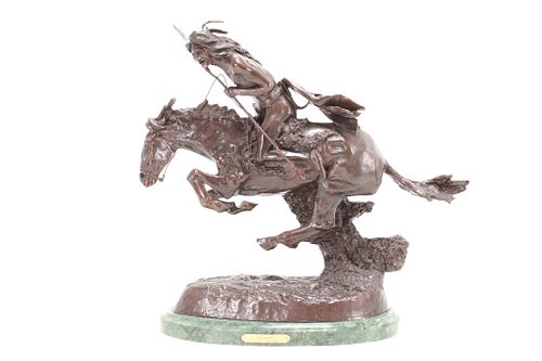 Frederic Remington (1861-1909) Cheyenne Bronze