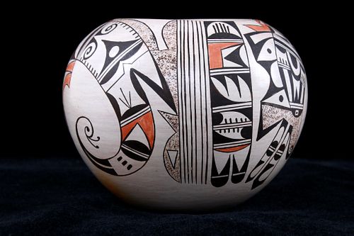 Hopi Irma David Polychrome Pottery c. 1970-1980's