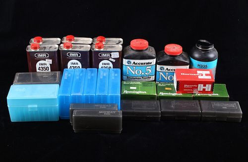 Reloading Primer Powder Tins & Supplies Collection