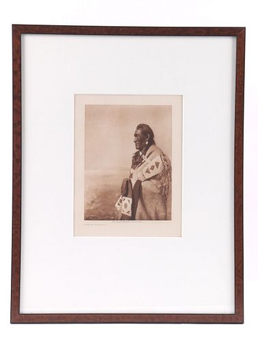 1926 A Typical Blackfoot By Edward Curtis