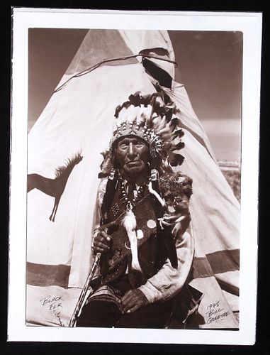 Bill Groethe (1923-2020) Black Elk Photograph