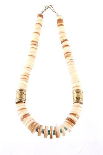 Santo Domingo T. Aguiliar Mother of Pearl Necklace