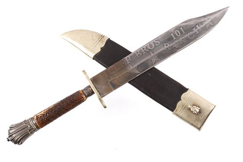 Harrison Bros & Howson Sheffield Bowie Knife c1891