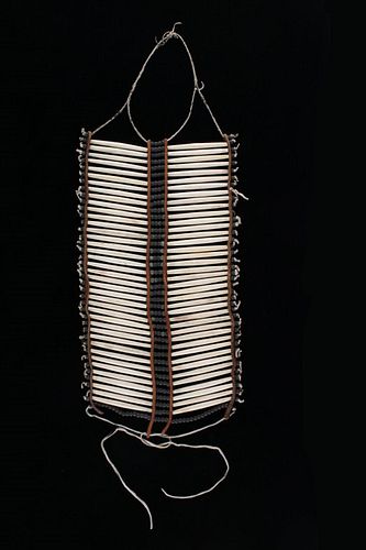 Sioux Hair Pipe Bone Chief's Breast Plate c. 1900-