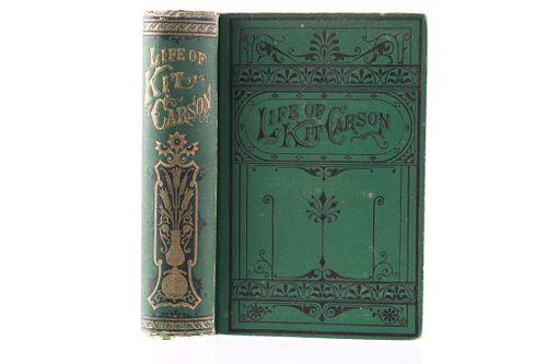 1869 1st Ed. Life of Kit Carson by Charles Burdett