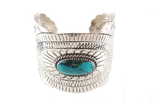 Armand American Horse Silver Turquoise Bracelet