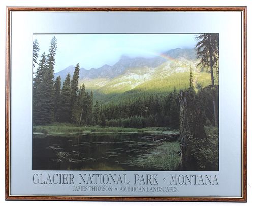 Glacier National Park Landscape By James Thomson