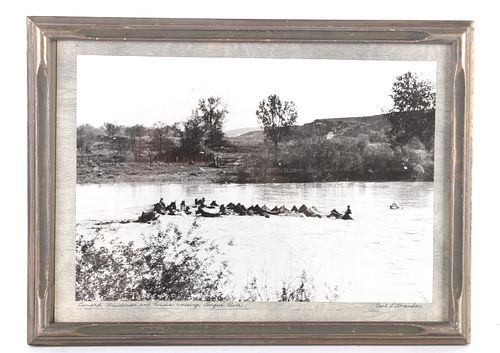 Original Montana Gelatin Silver Framed Photograph