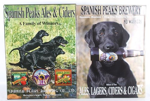 Spanish Peaks Ales & Ciders Bozeman, Montana Signs