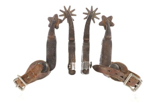 Long Shank Western Cowboy Spur Collection c. 1950s