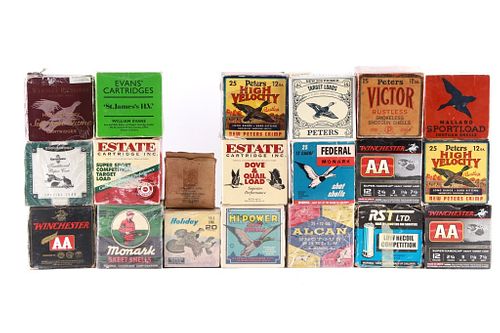 Vintage Ammunition Boxes & Ammo