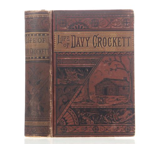 Life of Davy Crockett John E. Potter 1st Ed 1869