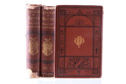 1875 Vol. I & II History of the Conquest of Mexico