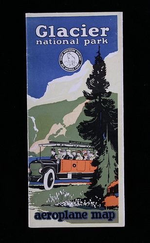Glacier National Park Great Northern Railway Map