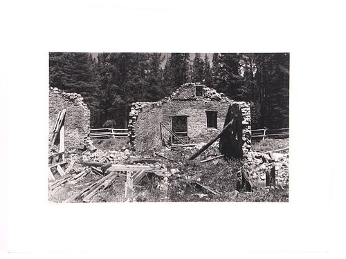 Original Montana Ghost Town Photograph by Silliman