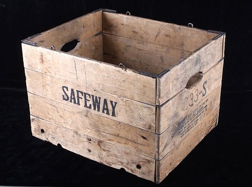 Safeway Hubbard's Wire Sewed Folding Box 1931-