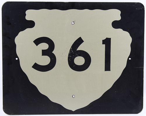 Montana Route 361 Metal Sign
