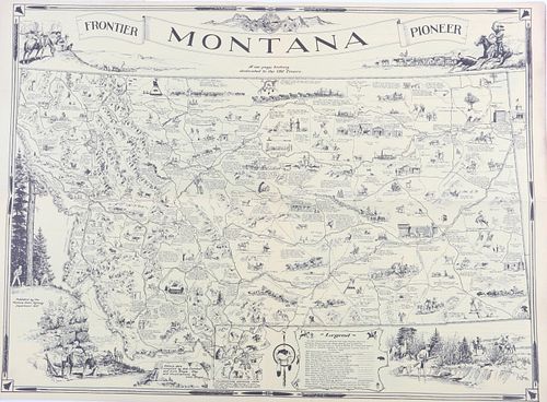 Irvin Shope History Montana 1937 Map
