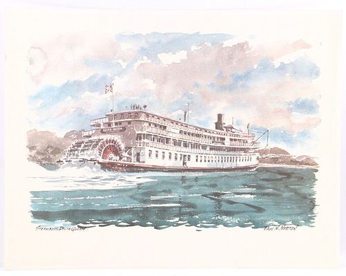 Steamboat Delta Queen by Paul N Norton