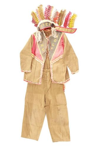 1900's Wild West Native American Indian Costume