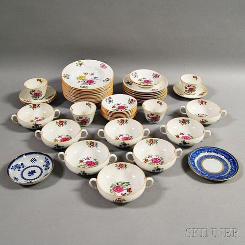 Forty-eight Pieces of Mostly Copeland Spode "Daphne" Tableware.