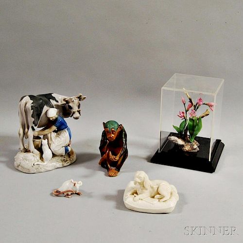 Five Ceramic Figures