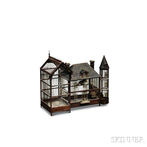 Victorian House-form Birdcage