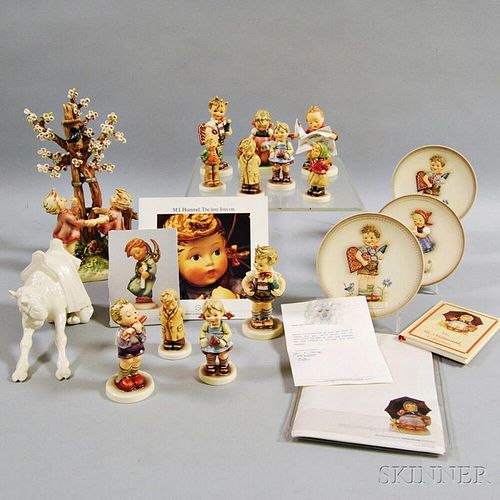 Eighteen Ceramic Hummel Figures