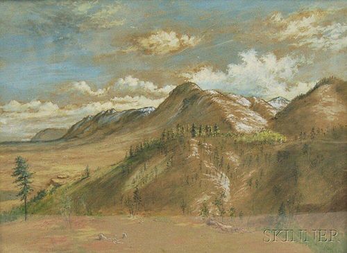 Samuel Edmonston (British, 1825-1904)      Mountain Landscape.