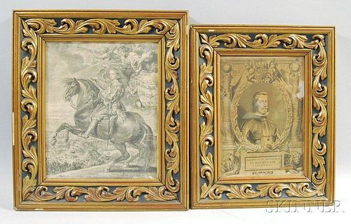 Two Engravings of Nobility