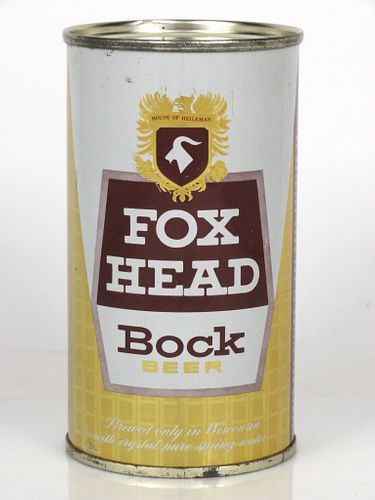 1962 Fox Head Bock Beer 12oz 65-40 Lacrosse, Wisconsin