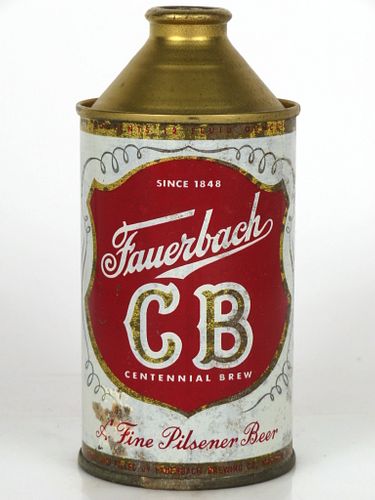 1955 Fauerbach CB Beer 12oz 162-04 Madison, Wisconsin
