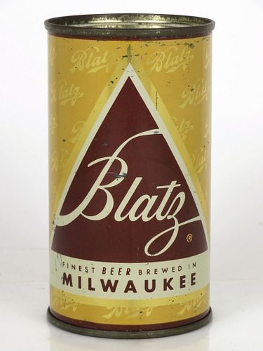 1953 Blatz Beer 12oz 39-18 Milwaukee, Wisconsin