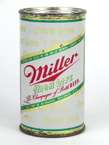 1961 Miller High Life Beer 12oz 99-40.2 Milwaukee, Wisconsin