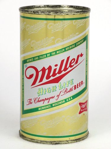 1962 Miller High Life Beer 12oz 100-02 Milwaukee, Wisconsin