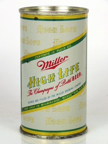 1958 Miller High Life Beer 12oz 99-37.2 Milwaukee, Wisconsin