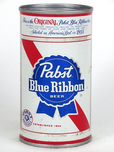 1967 Pabst Blue Ribbon Beer 12oz 112-01.2 Milwaukee, Wisconsin