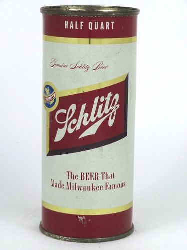 1954 Schlitz Beer 16oz One Pint Unlisted. Milwaukee, Wisconsin
