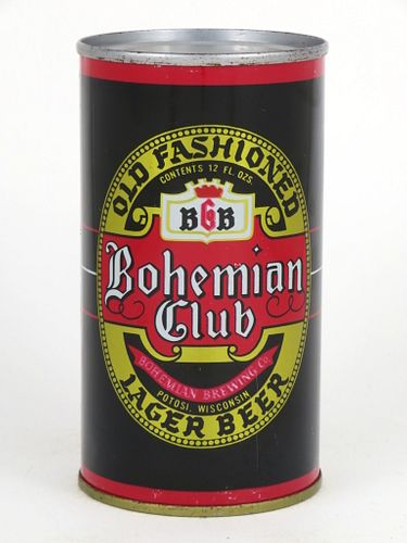 1967 Bohemian Club Beer 12oz 40-25.2 Potosi, Wisconsin